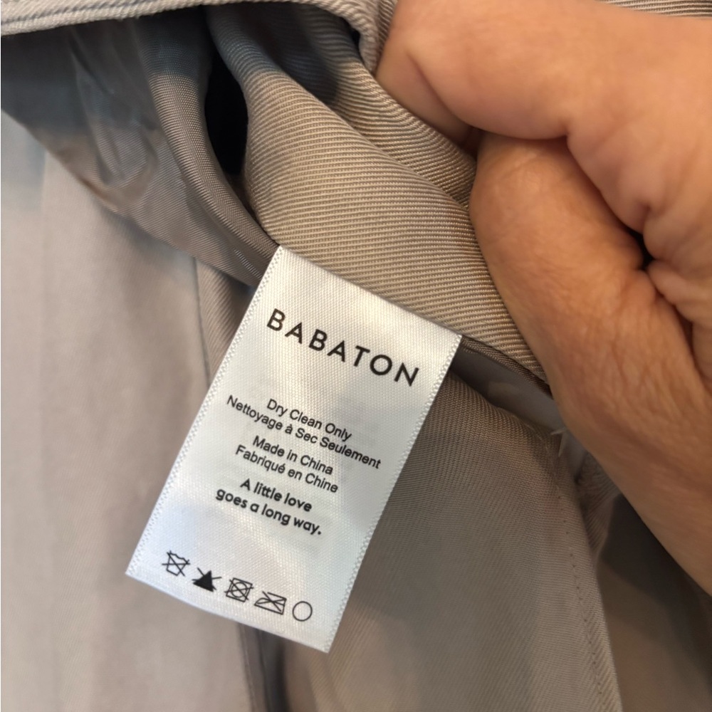 Babaton Women's Tan Trench Coat - Picture 3 of 5